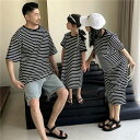 親子 ペアルック tシャツ ワンピース ボーダー カジュアル シンプル ペア 夏服 親子コーデ 赤ちゃん 親子ペアルック ペアtシャツ 半袖 コーデ 夏 家族 ...