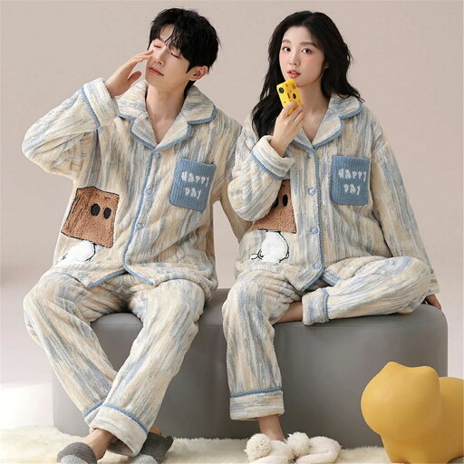 ペアパジャマ 冬 モコモコ 男女2着 セット 長袖 前開き 可愛い 韓国風 カジュアル カップル ペア ルームウェア ペア パジャマ 夫婦 もこもこ メンズ 秋 結婚祝い プレゼント ペアパジャマ カップル お揃い プレゼント ギフト ルームウェア モコモコ 部屋着 ペアパジャマ 冬 モコモコ 男女2着 セット 長袖 前開き 可愛い 韓国風 カジュアル カップル ペア ルームウェア ペア パジャマ 夫婦 もこもこ メンズ 秋 結婚祝い プレゼント ペアパジャマ カップル お揃い プレゼント ギフト ルームウェア モコモコ 部屋着