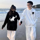 ペアルック パーカー 猫 星 可愛い 秋 冬 ブランド ペアルック カップル お揃い 服 レディース おしゃれ 春 カップル ペアルックトレーナー 大きいサイズ リンクコーデ ペアルック 冬 カップル お揃い プレゼント コーデ メンズ ブランド カップル|詳細画像
