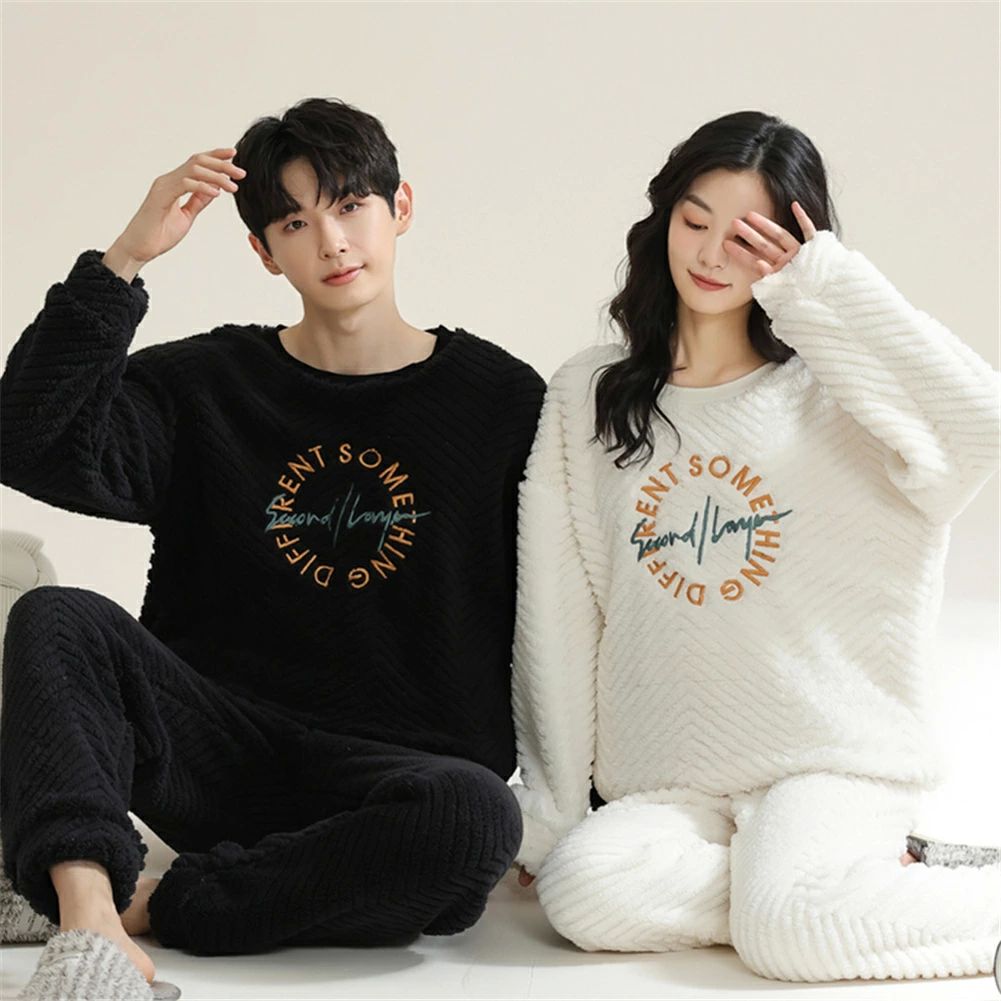 ペアパジャマ 冬 モコモコ 男女2着 セット 長袖 uネック ファッション シンプル ペア ルームウェア ペア パジャマ 夫婦 もこもこ メンズ ペアパジャマ 秋 結婚祝い プレゼント ペアパジャマ カップル お揃い プレゼント ギフト ルームウェア モコモコ 部屋着