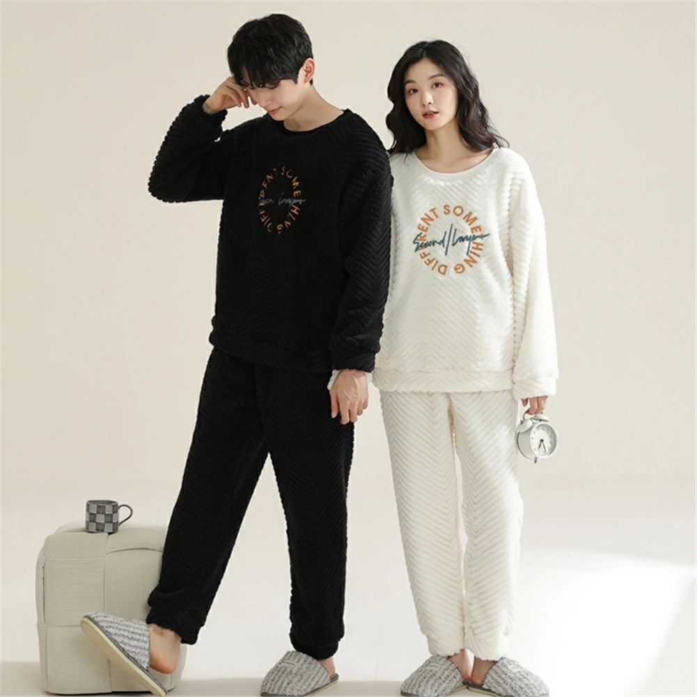 ペアパジャマ 冬 モコモコ 男女2着 セット 長袖 uネック ファッション シンプル ペア ルームウェア ペア パジャマ 夫婦 もこもこ メンズ ペアパジャマ 秋 結婚祝い プレゼント ペアパジャマ カップル お揃い プレゼント ギフト ルームウェア モコモコ 部屋着