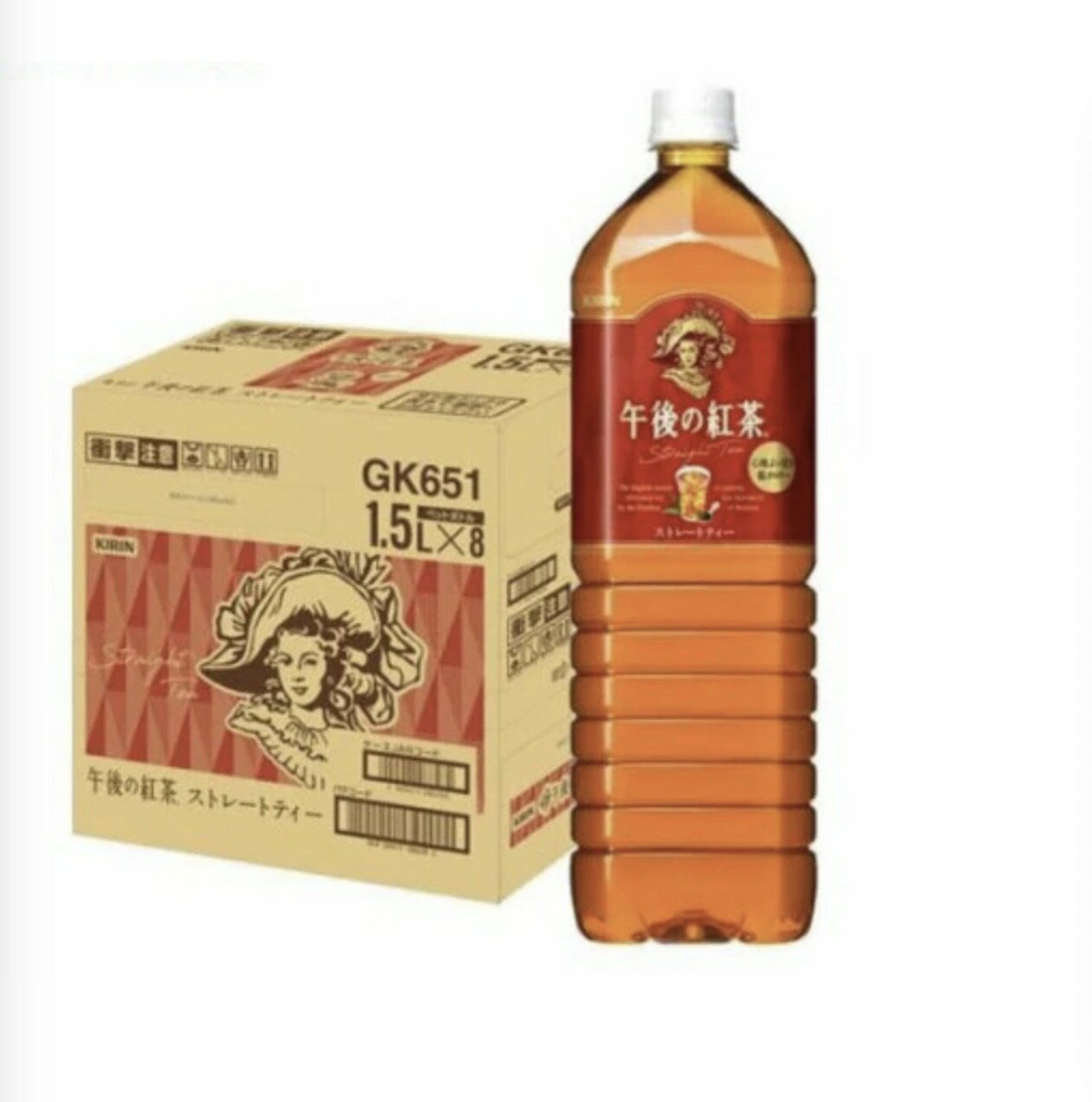 乐天商城 - 「 8本入（1ケース）まとめ買い」キリン 午後の紅茶 ストレートティー1500ml