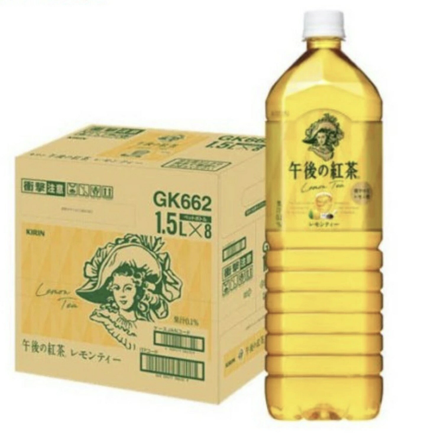 乐天商城 - 「 8本入（1ケース）まとめ買い」キリン 午後の紅茶 レモンティー1500ml