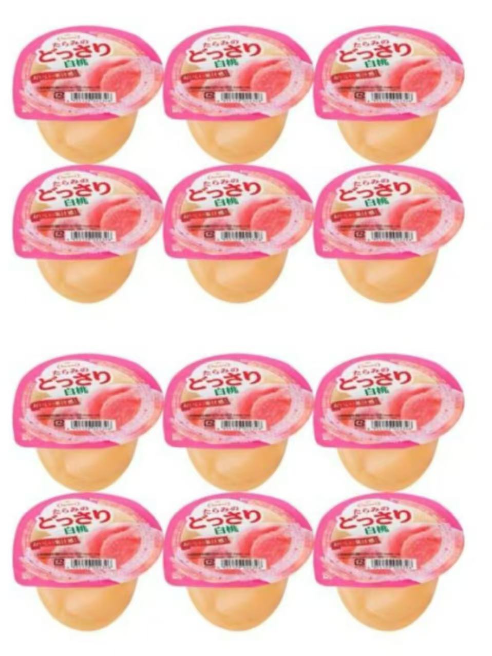「 12個セット」たらみのどっさり 白桃ゼリー 230g たらみ おやつ デザート ミックス 果汁 常温