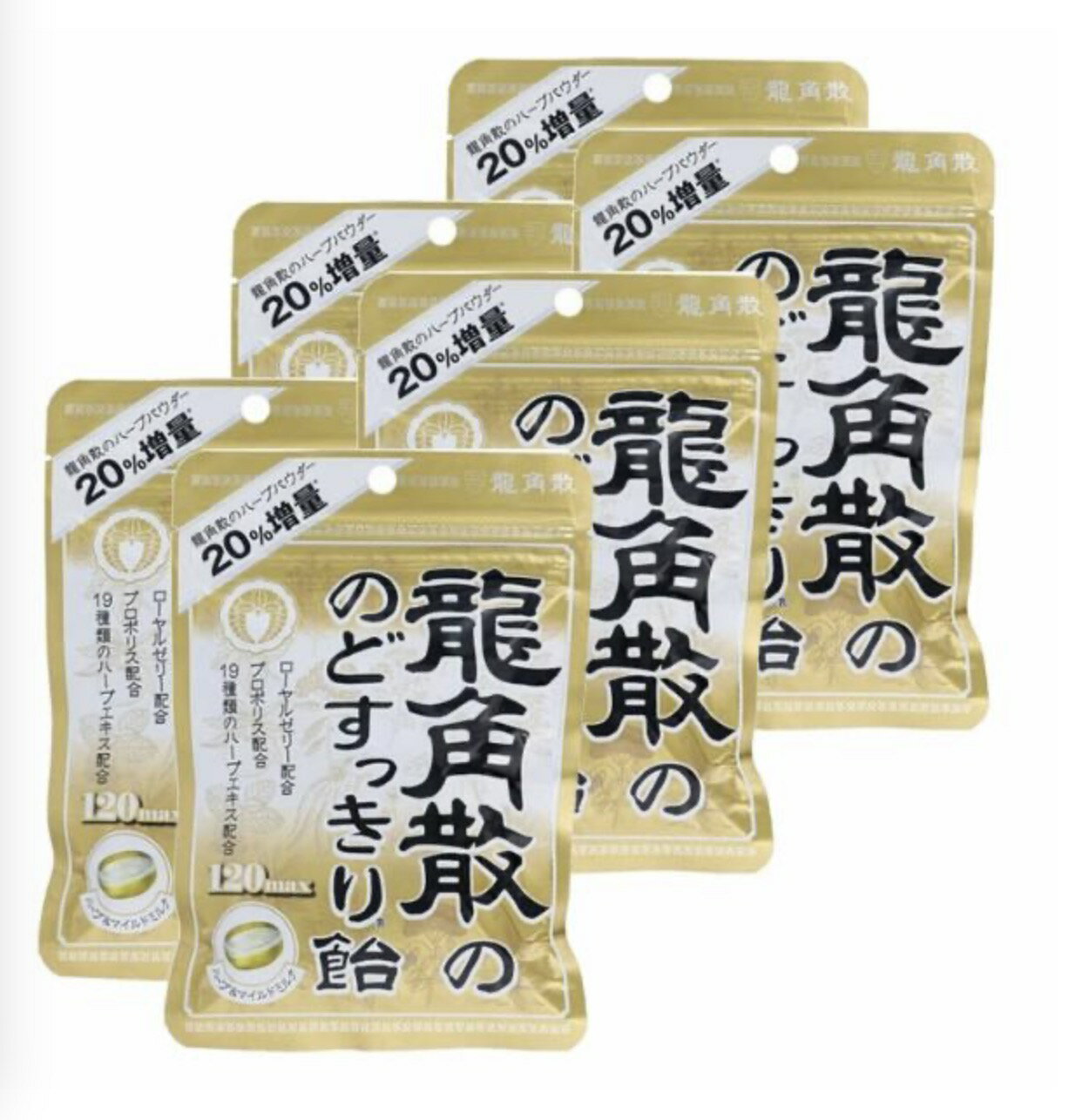 Rakuten - 【6個セット】龍角散 龍角散ののどすっきり飴 120MAX 88g