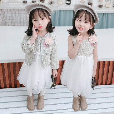 入学式 卒園式 子供スーツ フォーマル 制服 七五三 発表会 結婚式 入学祝い RainbowWorld su-g01子供服 女の子 ドレス 長袖 受験 面接 小学生 新一年生 3点セットワンピース 子供ドレス オールシーズン 5歳 6歳 7歳 100 110 120 130