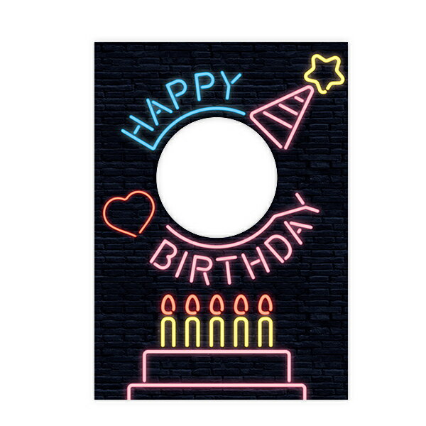 Rakuten - 顔出しパネル 006 お誕生日3