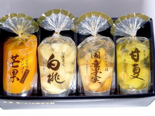 サンヨー堂【厳選果実ゼリー】人気のこだわりゼリー4種詰合せ【贈り物に最適!】フルーツゼリーギフトセット