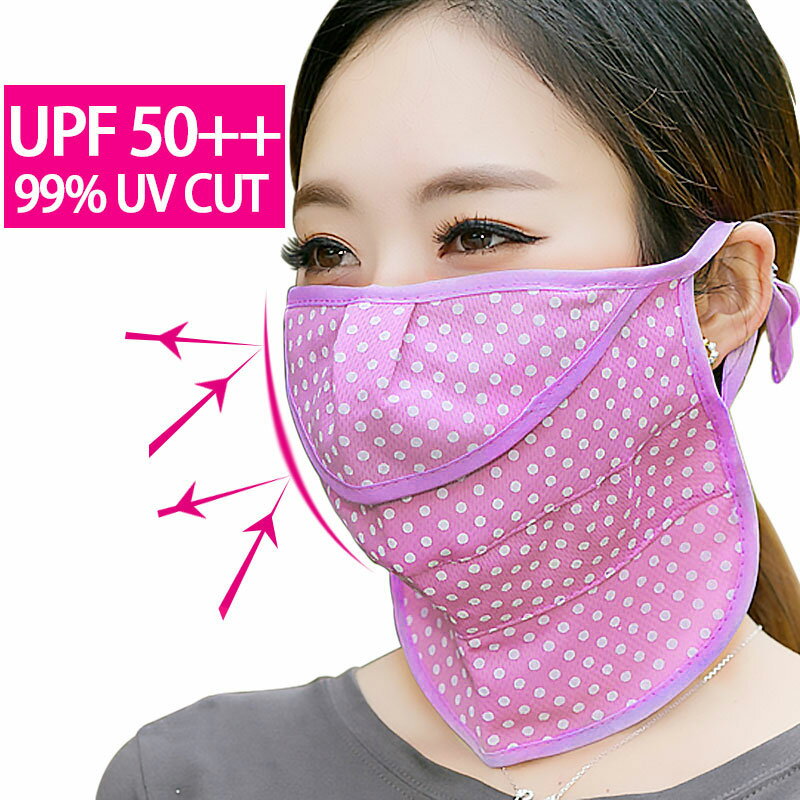 UVカット フェイスカバー マスク 花粉フェイスマスク 対策
