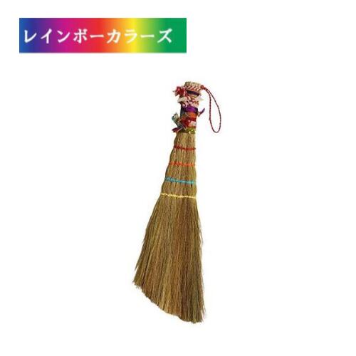[フェアトレード]リサイクルサリー ほうき Lサイズ ほうき M フェアトレード リサイクル