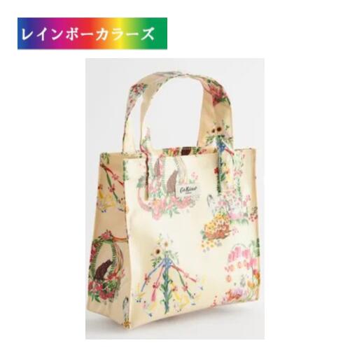 トートバッグ Cath Kidston キャスキッドソン Ecru Parade Print スモールブックバッグ バッグ ギフト プレゼント 花柄