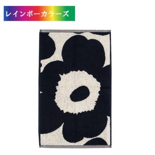 マリメッコ marimekko ウニッコ ゲストタオル 30×50cm コットン / ダークブルー marimekko マリメッコ タオル 北欧 フィンランド マリー テキスタイル ウニッコ ケシ ケシの花 花 プリント ファブリック 雑貨 トラベル 旅行 ギフト