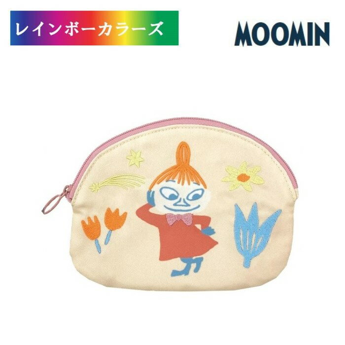 ムーミン グッズ ムーミンアップリケポーチ リトルミイ ポーチ 18cm×13cm マチ付き 学研ステイフル 北欧 フィンランド キャラクター雑貨 ギフト プレゼント 化粧ポーチ 小物入れ
