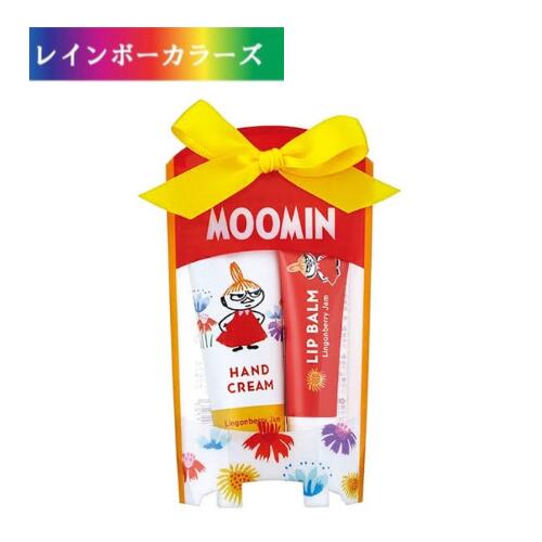 \8,800円以上お買い上げの方にプレゼント進呈/ ムーミン 保湿成分配合 リップ&ハンドケアセット リトルミイ こけもものジャム リップバーム ハンドクリーム