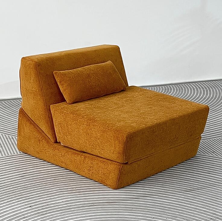 【工場から直送】【真空圧縮】【開封即利用】ワンタン設置 伸縮ソファ 一人用 コンパクト収納 (65×195×78cm) 一人用 省スペースソファ 開封するだけでセット完了 軽量スポンジ素材 圧縮パック入り コンパクトソファ 単身者向け フロアソファ