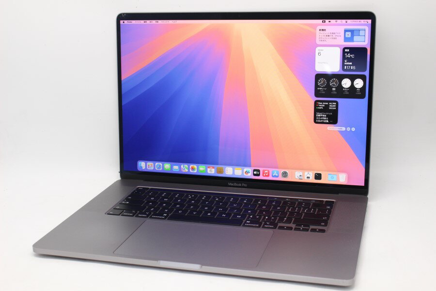 ゲーミングPC 送料無料 あす楽対応 中古 3K対応 16インチ Apple MacBook Pro A2141 macOS 15 Sequoia(正規版Windows11追加可能) 8コア 超高性能 九世代Core i9-9880H 16GB 爆速NVMe式1TB-SSD Radeon Pro 5500M カメラ 無線 リカバリ 【ノートパソコン 中古パソコン 中古PC】