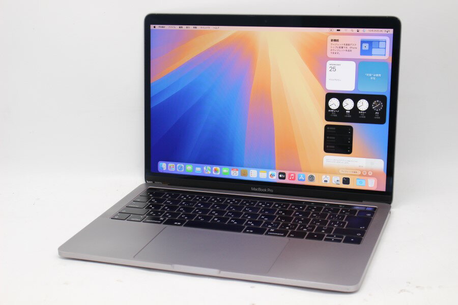 送料無料 あす楽対応 即日発送 中古 2K対応 13.3インチ Apple MacBook Pro A2159 (Touch Bar) macOS 15 Sequoia(正規版Windows11追加可能) 高性能 八世代Core i5-8257U 8GB 爆速NVMe式256GB-SSD カメラ 無線 リカバリ 【ノートパソコン 中古パソコン 中古PC】