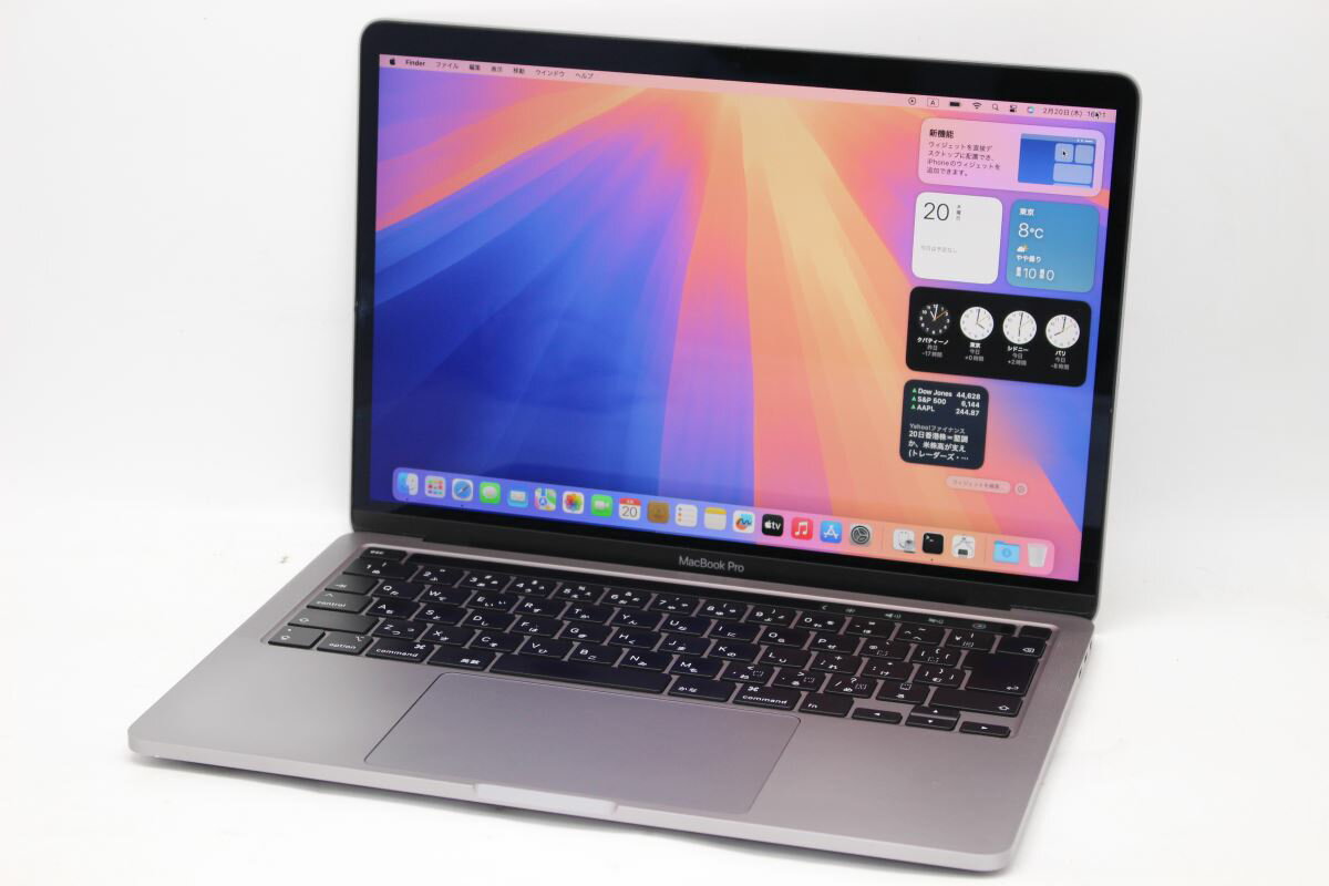 送料無料 あす楽対応 即日発送 良品 2K対応 13.3インチ Apple MacBook Pro A2251 (2020,TouchBar) グレー macOS 15 Sequoia(正規版Windows11追加可能) 超高性能 第10世代Core i7-1068NG7 16GB 爆速NVMe式512GB-SSD カメラ 無線 リカバリ ノートパソコン 中古パソコン 中古PC
