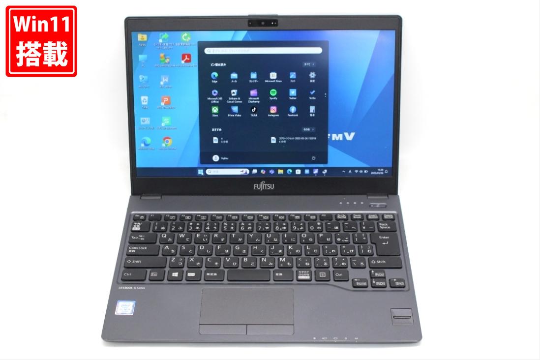 ̵ б ¨ȯ  եHD 13.3 Fujitsu LIFEBOOK U938SX Windows11 Core i5-7300u 4GB ®259GB-SSD  ̵ Office Win11ڥΡȥѥ ťѥ PCۡWindows10бǽ Win10