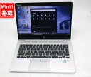 送料無料 あす楽対応 即日発送 中古 フルHD 13.3インチ HP EliteBook 830 G5 Windows11 高性能 八世代Core i3-8130U 8GB 爆速256GB-SSD カメラ Office付 Win11【ノートパソコン 中古パソコン 中古PC】(Windows10も対応可能 Win10)(2)