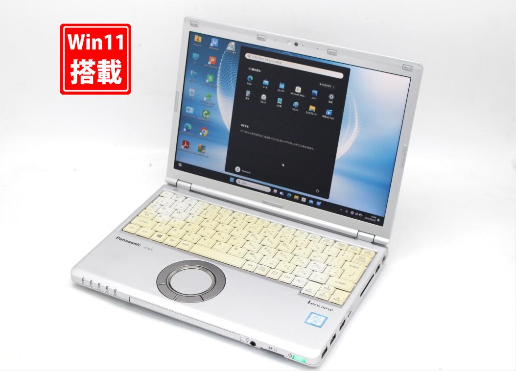 中古良品 フルHD対応WUXGA 12.1インチ Panasonic Let's note CF-SZ6Z16VS Windows11 七世代Core i7-7600u 16GB 爆速512GB-SSD カメラ LTE 無線 Office付き Win11【中古ノートパソコン 中古パソコン 中古PC】送料無料 あす楽対応 即日発送（Windows10も対応可能 Win10）