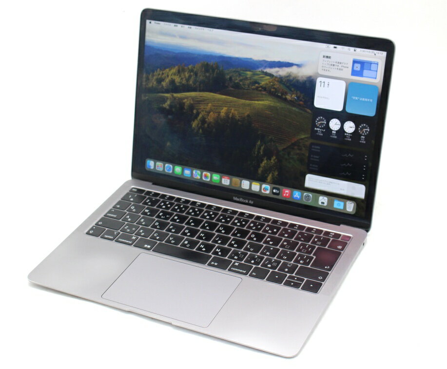 送料無料 あす楽対応 即日発送 良品 2K対応 13.3インチ Apple MacBook 2019 A1932 グレー macOS 14　Sonoma(正規版Windows11追加可能) 高性能 八世代Core i5-8210y 16GB 爆速NVMe式512GB-SSD カメラ 無線 リカバリ 【ノートパソコン 中古パソコン 中古PC】