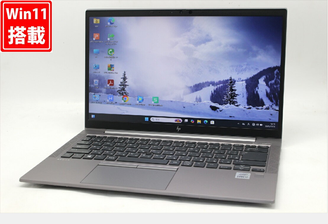 訳有 フルHD 14インチ HP Zbook Firefly 14G7 Windows11 超高性能 第10世代Core i7-10510U 16GB 爆速NVMe式512GB-SSD Quadro P520 カメラ 無線Wi-Fi6 Office付き Win11【中古ノートパソコン 中古パソコン 中古PC】送料無料 あす楽対応 即日発送（Windows10も対応可能 Win10）