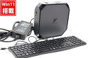 ゲーミングPC 中古美品 HP Z2 Mini G5 Workstation /Windows11 /Xeon W-1250P /メモリ-32GB /爆速NVMe式512GB-SSD /NVIDIA Quadro T2000/ Office付き Win11【デスクトップ 中古パソコン 中古PC】送料無料 あす楽対応 即日発送(Windows10も対応可能 Win10)