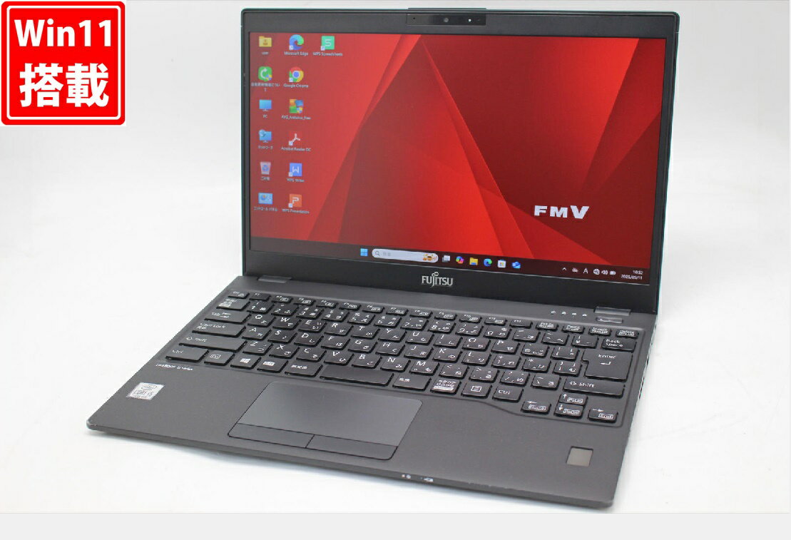 良品 フルHD 13.3インチ Fujitsu LIFEBOOK UJ9310D Windows11 超高性能 第10世代Core i5-10310U 8GB 爆速NVMe式256GB-SSD カメラ 無線Wi-Fi6 Office付き Win11【中古ノートパソコン 中古パソコン 中古PC】送料無料 あす楽対応 即日発送（Windows10も対応可能 Win10）