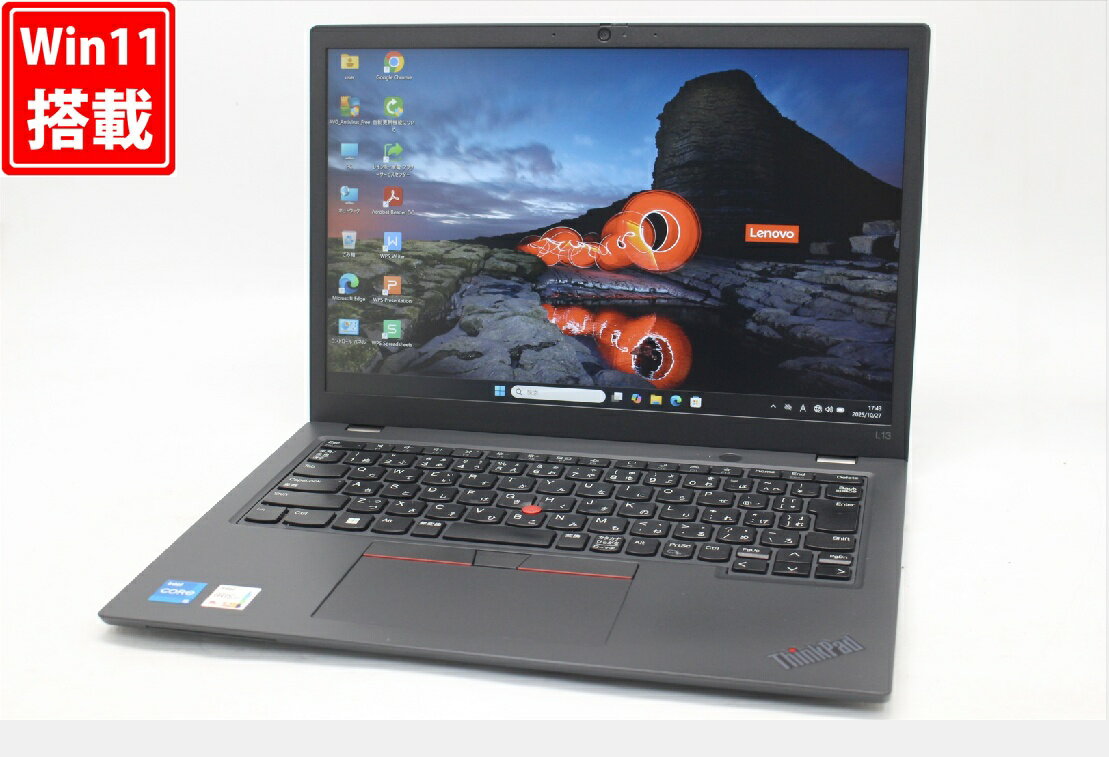  եHDбWUXGA 13.3 Lenovo ThinkPad L13 Gen4 Windows11 10 ǽ 13Core i5-1335U 16GB DDR5 ®NVMe256GB-SSD  ̵Wi-Fi6 Officeդ Win11ťΡȥѥ ťѥ PC̵ б ¨ȯ