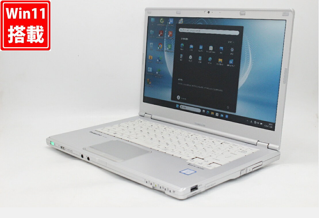 中古 フルHD 14インチ Panasonic Let's note CF-LX6RDGVS Windows11 七世代Core i5-7300u 8GB 爆速256GB-SSD カメラ 無線 リカバリ Office付き Win11【中古ノートパソコン 中古パソコン 中古PC】送料無料 あす楽対応 即日発送（Windows10も対応可能 Win10）