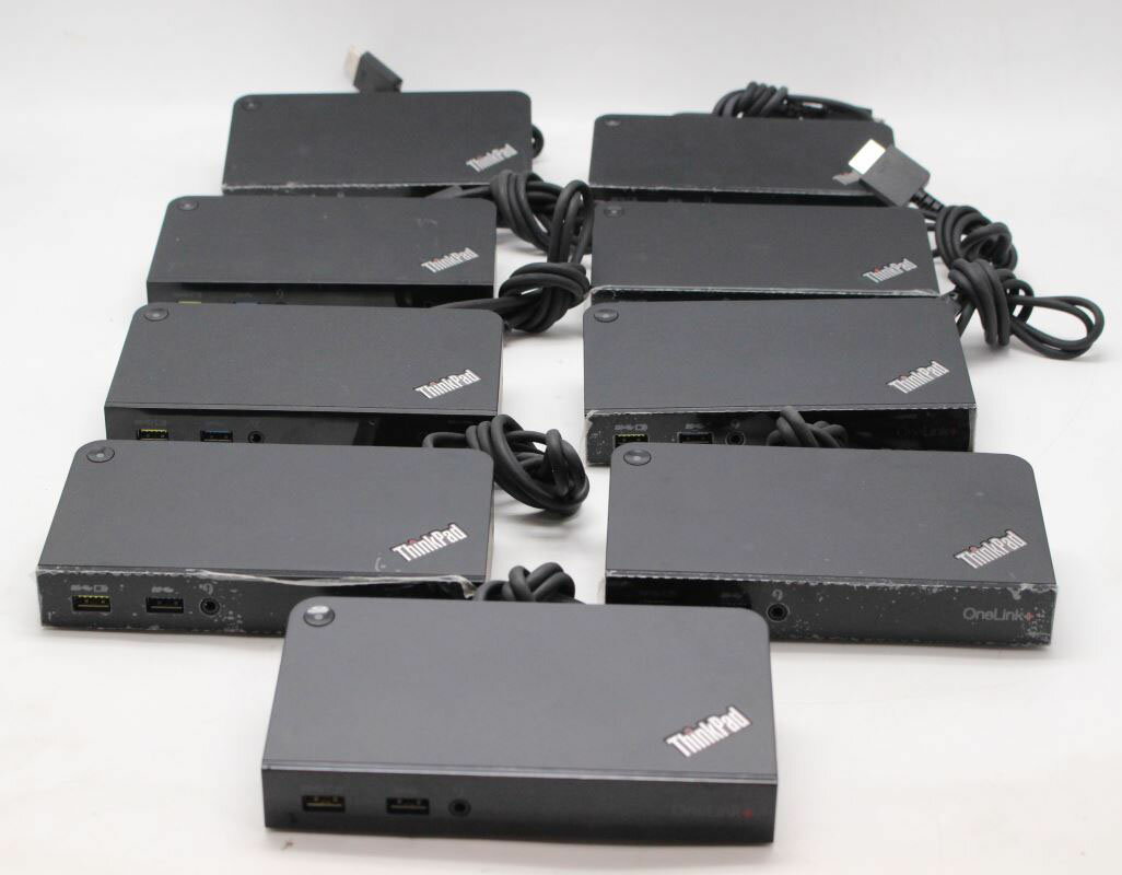 送料無料 即日発送 9個セット / 中古品/ 動作品/ Lenovo レノボ ThinkPad OneLink+ ドック DU9047S1