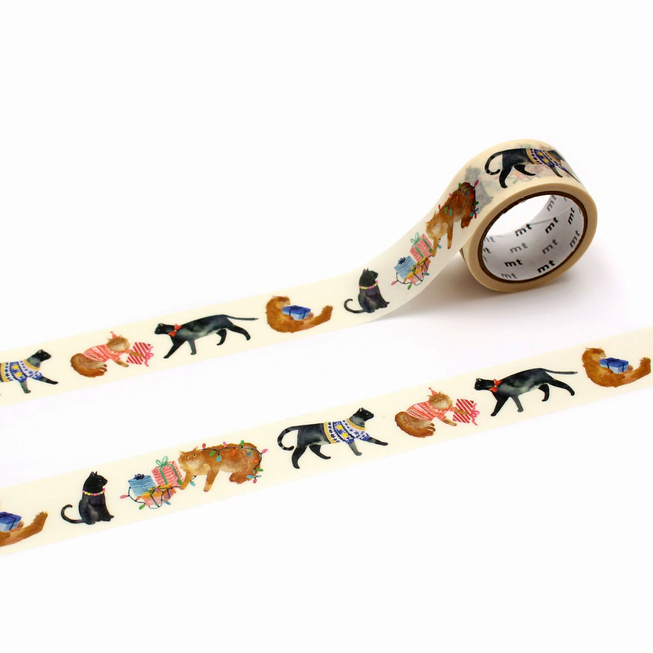 ブルーベルグレイ×mt　マスキングテープ　Party Cats　ネコねこ