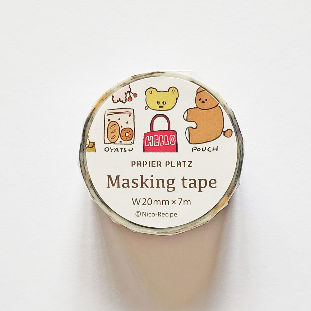 【ニコレシピ】マスキングテープ　カバンの中