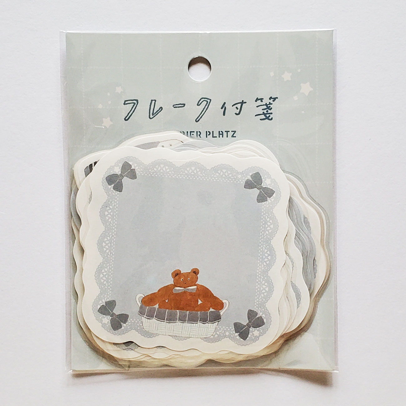 乐天商城 - 【文房具/ステーショナリー】トビマツショウイチロウ　フレーク付箋　blue favorite　ブルー