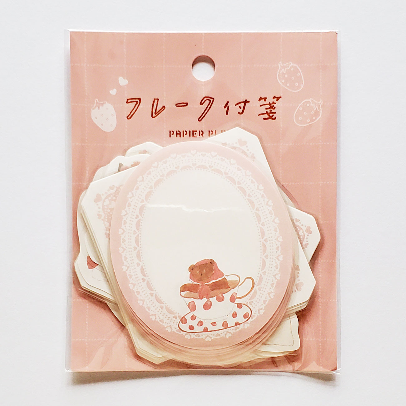 乐天商城 - 【文房具/ステーショナリー】トビマツショウイチロウ　フレーク付箋　pink favorite　ピンク