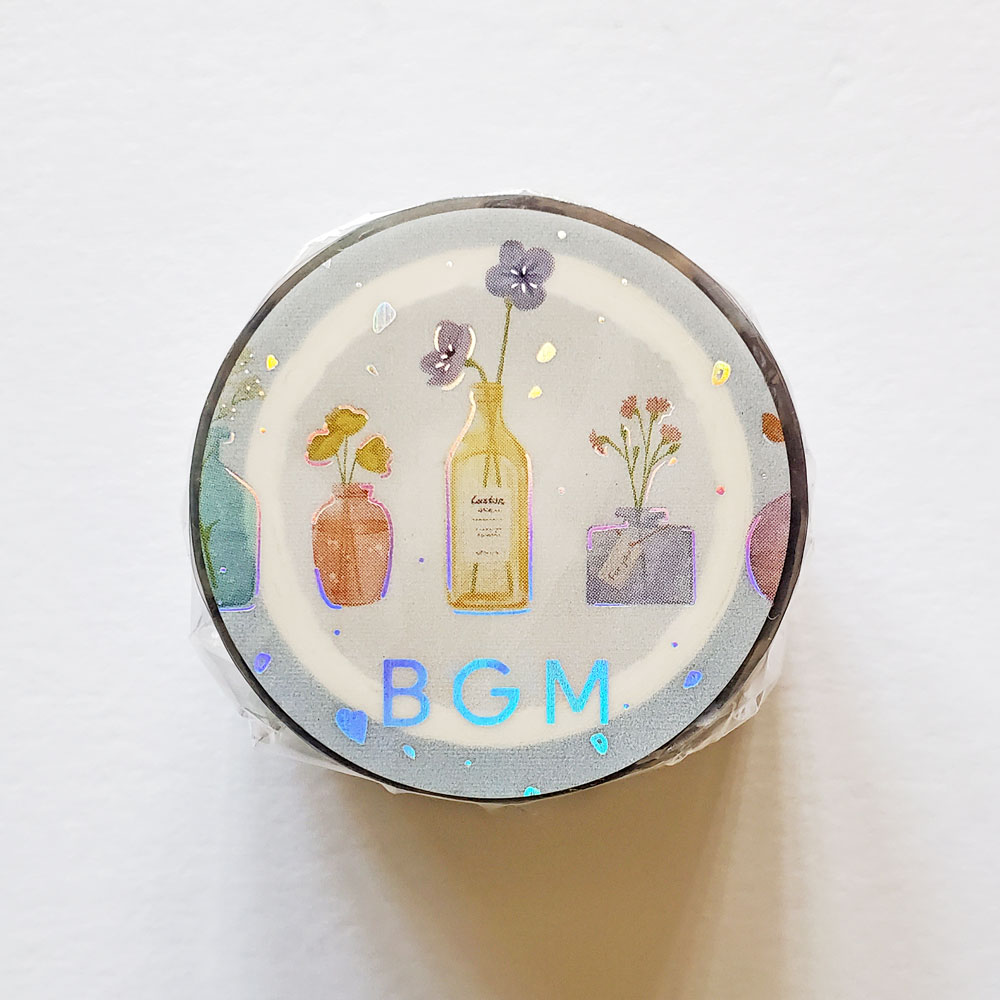 Rakuten - 【BGM】透明クリアテープ　一輪挿し　花瓶