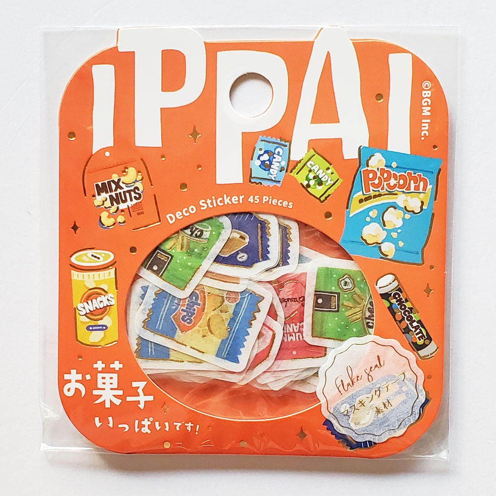 【BGM】フレークシール　お菓子がいっぱいです