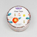 【SAIEN】透明マスキングテープ クリアテープツバキ
