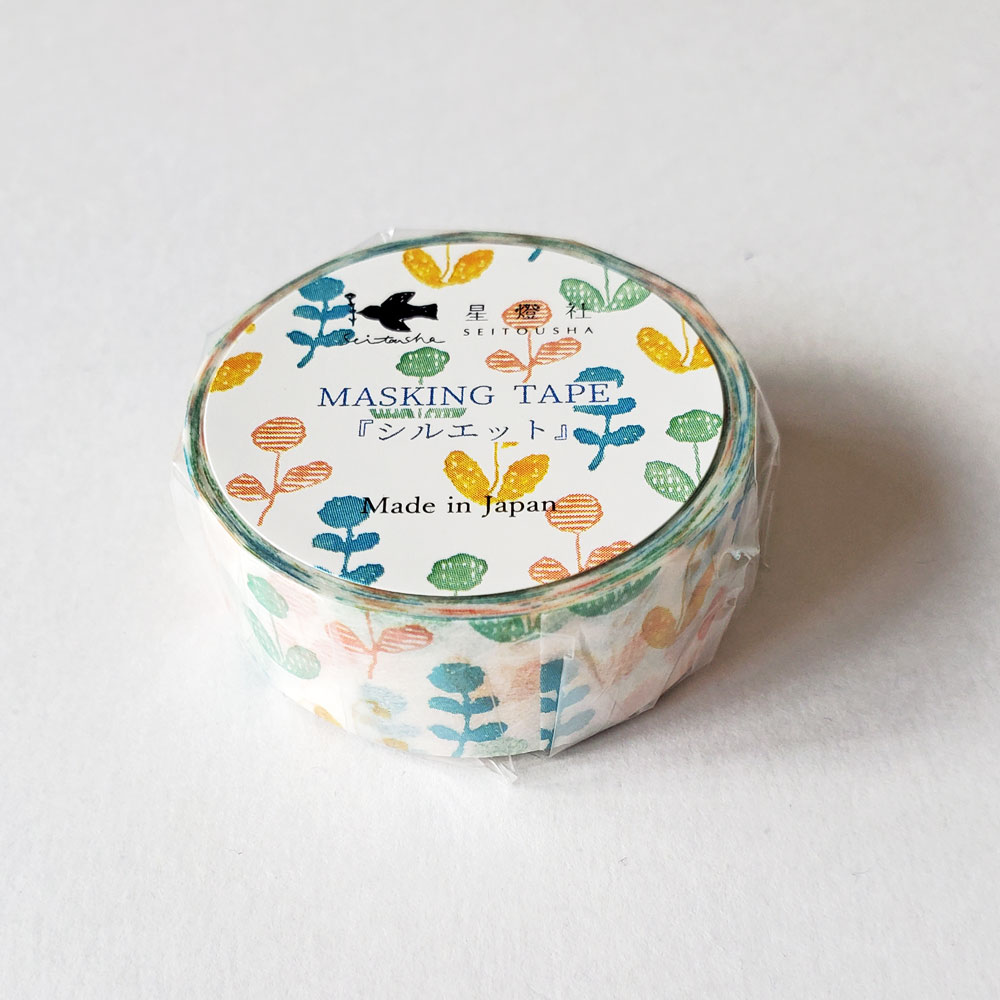 星燈社　マスキングテープ「シルエット」 [MT5-423]