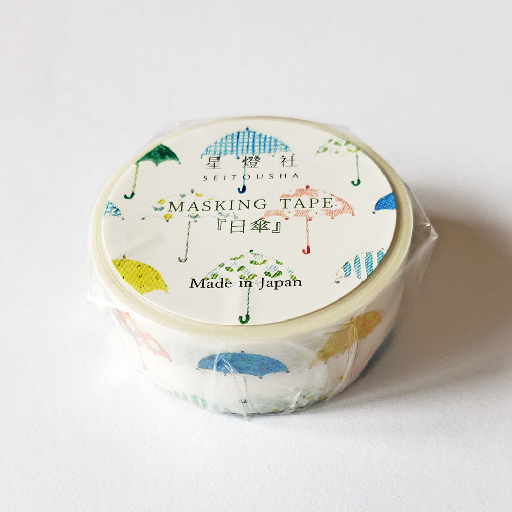 星燈社　マスキングテープ「日傘」 [MT5-523]　アンブレラ