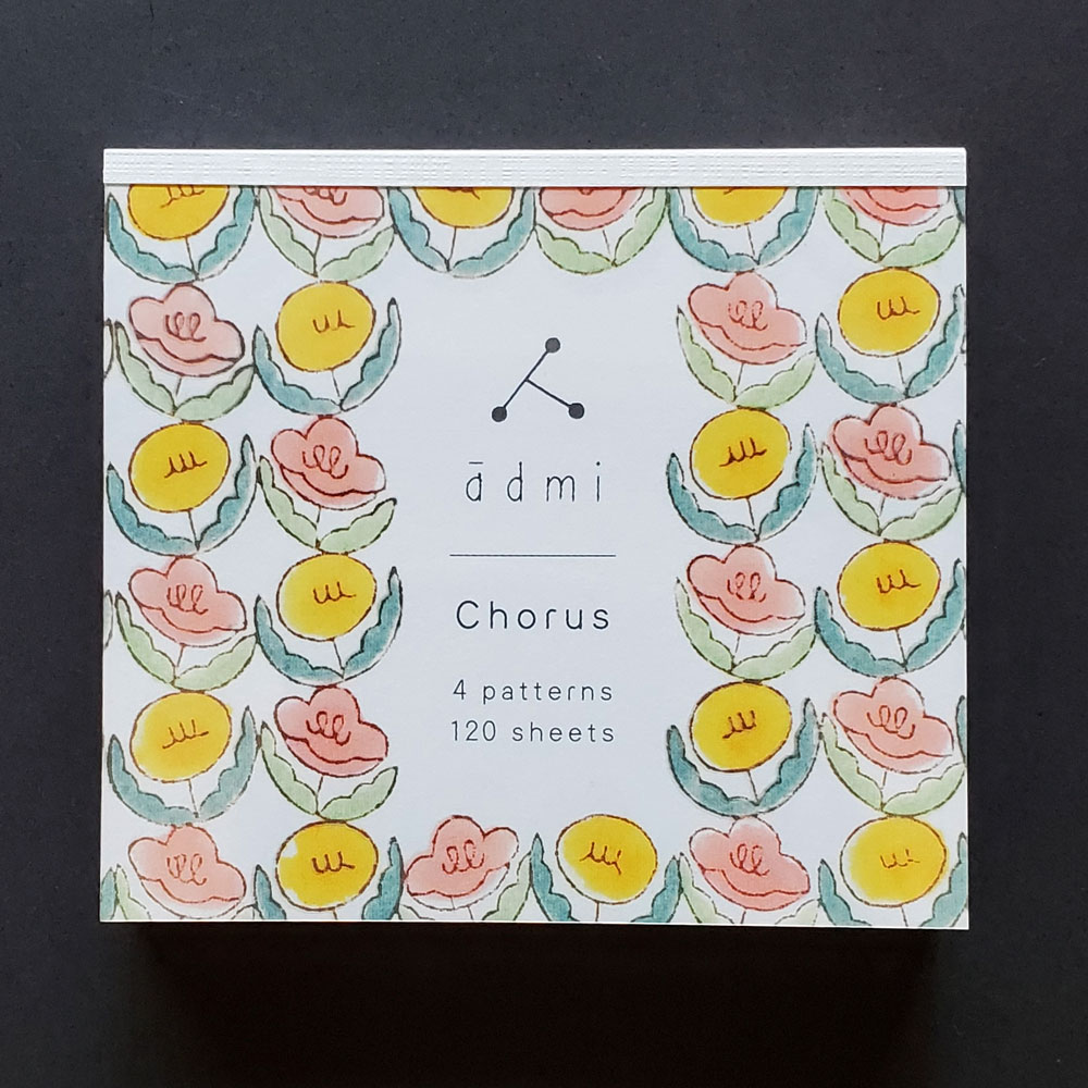 【文房具/ステーショナリー】admi　メモ帳　ブロックメモ　Chorus