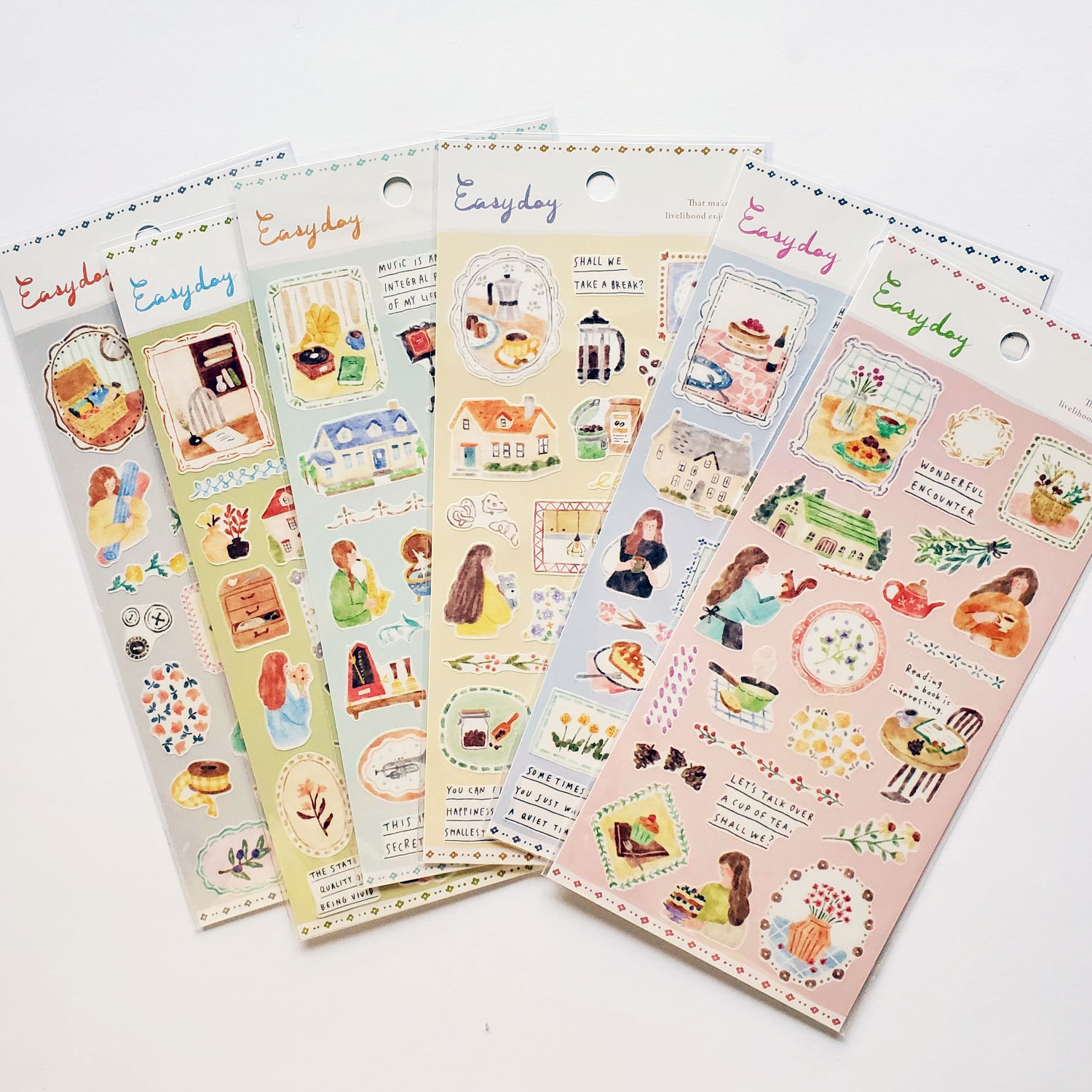 Rakuten - 【文房具ステーショナリー】イージーデーステッカーシール