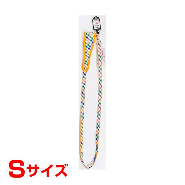 アース・ペット ハンドラー HDワイドチェッククッション リード S 小型犬用 オレンジ
