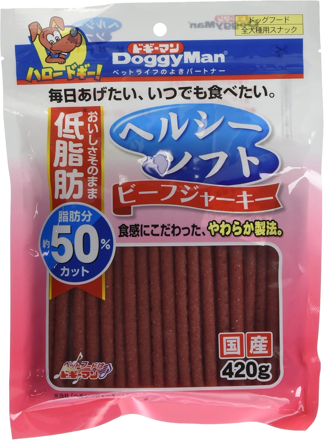 ヘルシーソフト ビーフジャーキー 420g 