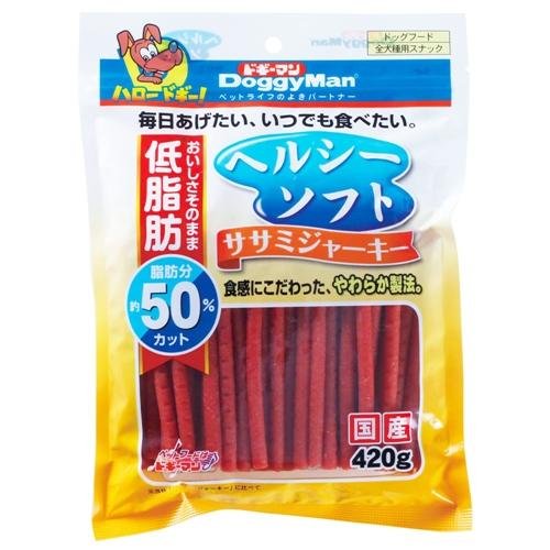 訳あり期限切れ2025.10以降　ヘルシーソフト ササミジャーキー 420g　（-）