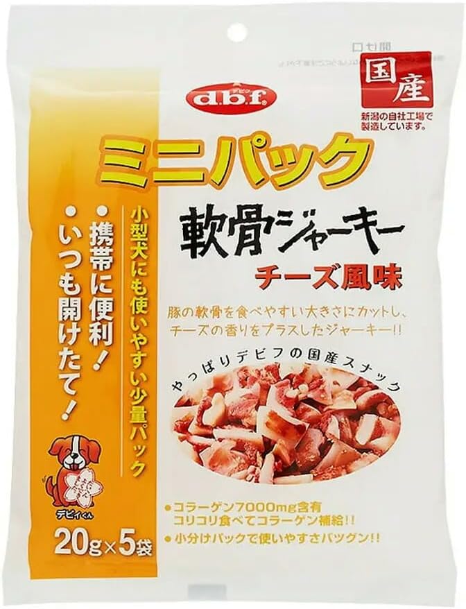 訳アリ期限切れ2025.10以降 ミニパック 軟骨ジャーキー チーズ風味 100g（パッケー...