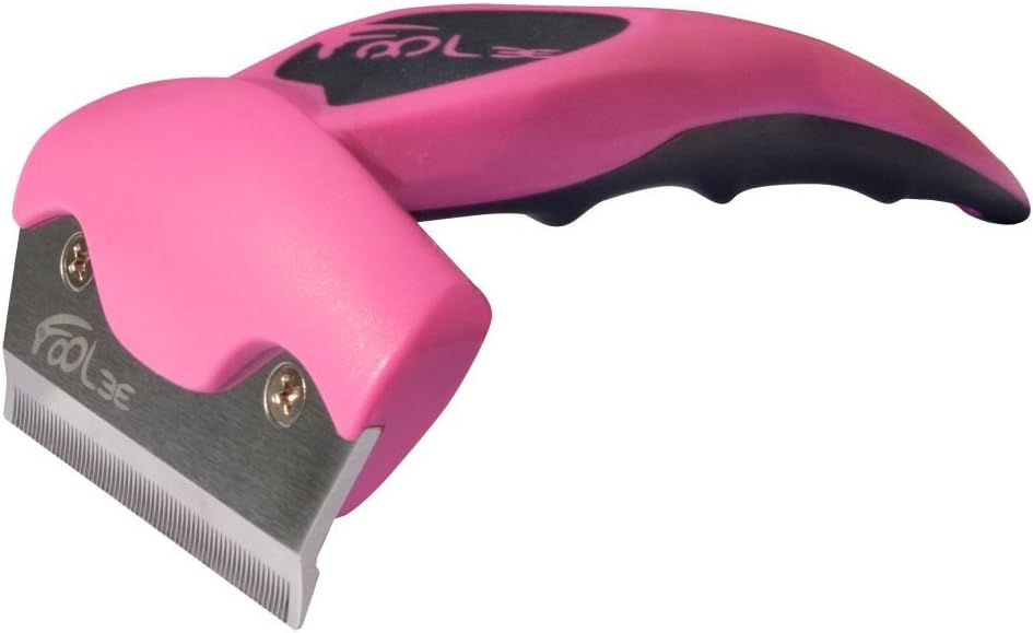 ルークラン ペット用ブラシ フーリー M ピンク 1個【パッケージに凹み、箱破れ、汚れ有り】