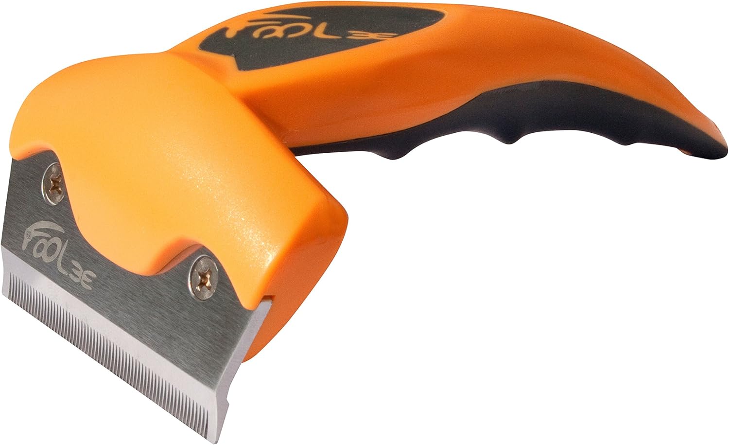 ルークラン ペット用ブラシ フーリー L オレンジ 1個【外装箱・本体　色あせ・汚れあり】