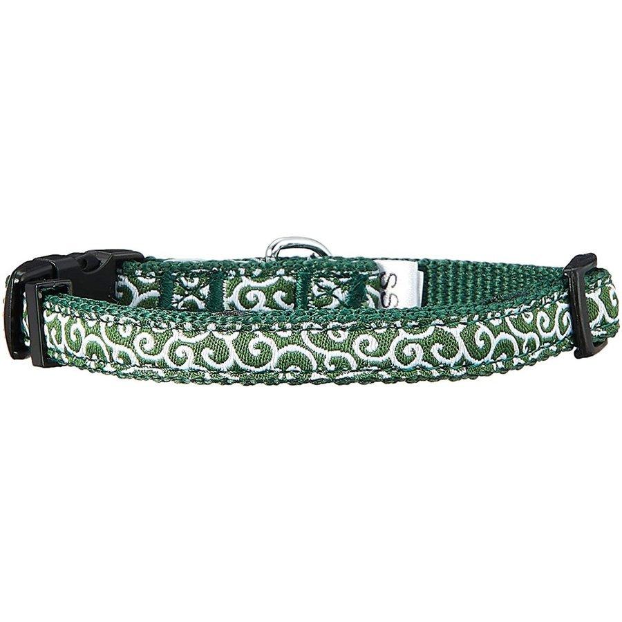 樂天商城 - Petio 犬雅 唐草カラー SS グリーン【送料込み、メール便・同梱不可】